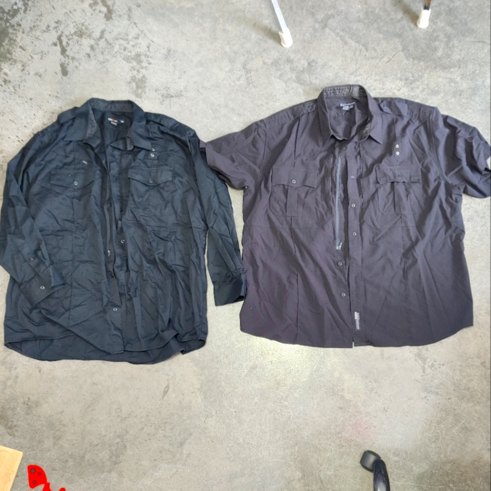 5.11 Tactical shirts,3XL,long & short sleeve
